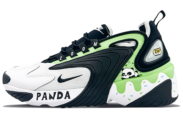 Buy [Kasut Custom] Nike Zoom 2K 'Panda Matcha Ais Krim' AO0269-101(Team40-男女款抹茶冰激凌熊猫)