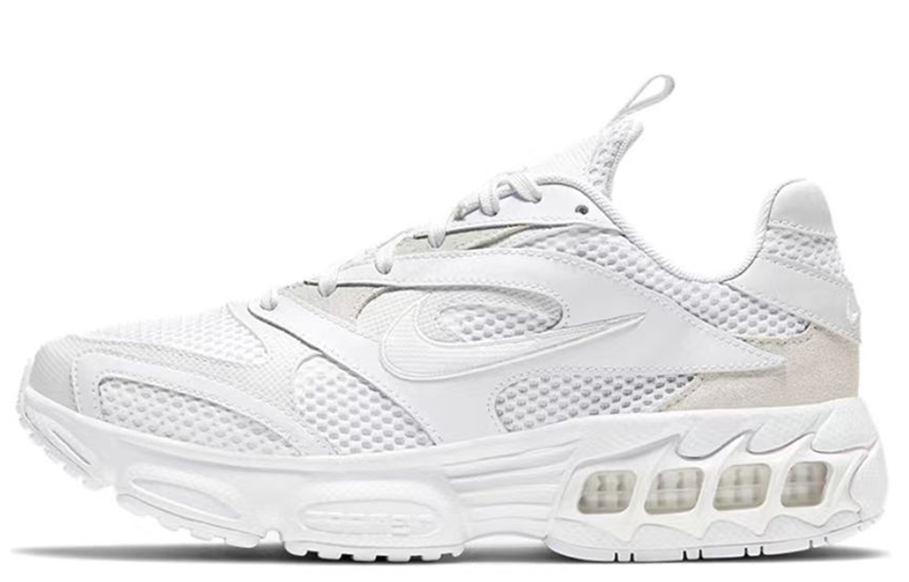 Sizing [カスタムシューズ] ナイキ Zoom Air Fire 'Da Vinci カスタム メタリックシルバー' CW3876-002-450507