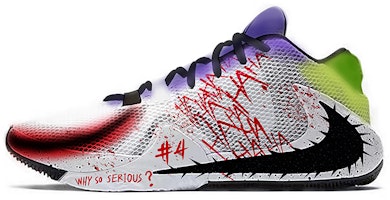 【定制鞋】耐克Zoom Freak 1 EP低帮“侠盗涂鸦” BQ5423-101(Team-E男款DC小丑黑白红) Buy 【定制鞋】耐克Zoom Freak 1 EP低帮“侠盗涂鸦” BQ5423-101(Team-E男款DC小丑黑白红)