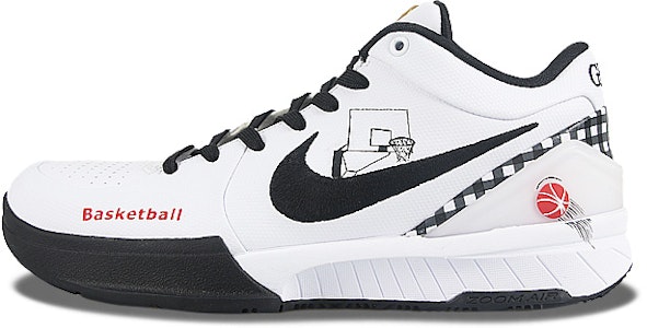 【カスタムシューズ】ナイキ ズームコービー4 'ホワイト ブラック' FJ9363-100-445520 FJ9363-100-445520 Buy 【カスタムシューズ】ナイキ ズームコービー4 'ホワイト ブラック' FJ9363-100-445520 FJ9363-100-445520