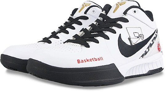 【カスタムシューズ】ナイキ ズームコービー4 'ホワイト ブラック' FJ9363-100-445520 FJ9363-100-445520 Lookbook 【カスタムシューズ】ナイキ ズームコービー4 'ホワイト ブラック' FJ9363-100-445520 FJ9363-100-445520