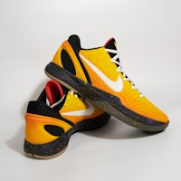 【客製版球鞋】 Nike Zoom Kobe 6 科比6日落 湖人 曼巴精神 減震回彈 低筒 Air Zoom Turbo 籃球鞋 男款 黃黑 3