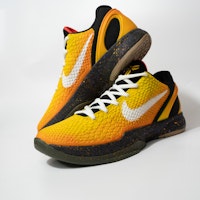 【客製版球鞋】 Nike Zoom Kobe 6 科比6日落 湖人 曼巴精神 減震回彈 低筒 Air Zoom Turbo 籃球鞋 男款 黃黑 4