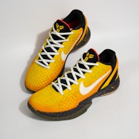 【客製版球鞋】 Nike Zoom Kobe 6 科比6日落 湖人 曼巴精神 減震回彈 低筒 Air Zoom Turbo 籃球鞋 男款 黃黑 5