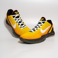 【客製版球鞋】 Nike Zoom Kobe 6 科比6日落 湖人 曼巴精神 減震回彈 低筒 Air Zoom Turbo 籃球鞋 男款 黃黑 2