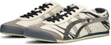 Lookbook 【客製化球鞋】 Onitsuka Tiger鬼塚虎 MEXICO 66 FZBB 禮盒水墨 墨漬 潑墨 耐磨輕便增高 低幫 生活休閒鞋 男女同款 黑棕