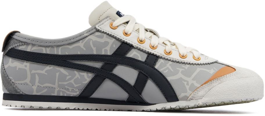 【定製球鞋】 Onitsuka Tiger 鬼塚虎 MEXICO 66 熊貓惡作劇 破石 低幫 生活休閒鞋 男女同款 黑灰 Order 【定製球鞋】 Onitsuka Tiger 鬼塚虎 MEXICO 66 熊貓惡作劇 破石 低幫 生活休閒鞋 男女同款 黑灰