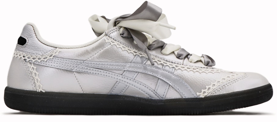 【定制球鞋】Onitsuka Tiger鬼塚虎 Tokuten 蒸汽木偶 月光圓舞曲 芭蕾風 法式 高雅 低幫 板鞋 男女同款 黑銀 Order 【定制球鞋】Onitsuka Tiger鬼塚虎 Tokuten 蒸汽木偶 月光圓舞曲 芭蕾風 法式 高雅 低幫 板鞋 男女同款 黑銀