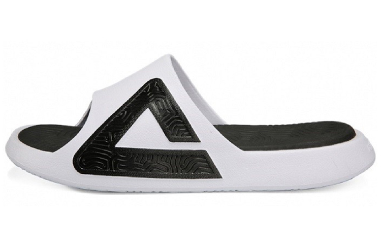 [Custom Shoes] Peak Basquiat Taichi Slides 'White Red Graffiti' 圖 6