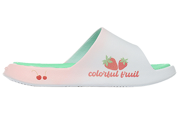 [Custom Shoes] Peak Slide 'Fruit Season White-Green-Pink' 圖 2