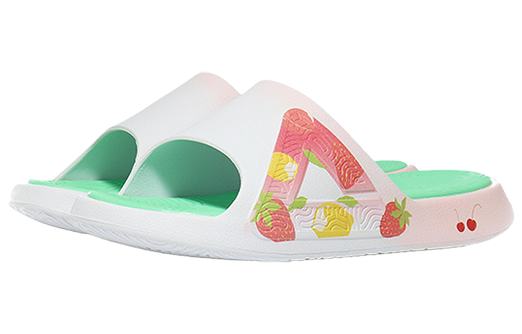 [Custom Shoes] Peak Slide 'Fruit Season White-Green-Pink' 圖 3