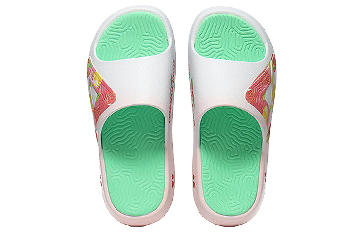 [Custom Shoes] Peak Slide 'Fruit Season White-Green-Pink' 圖 4