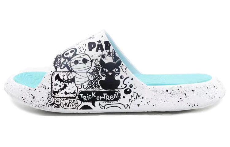[Custom Shoes] Peak Slides 'Da Vinci Graffiti Custom' 圖 2