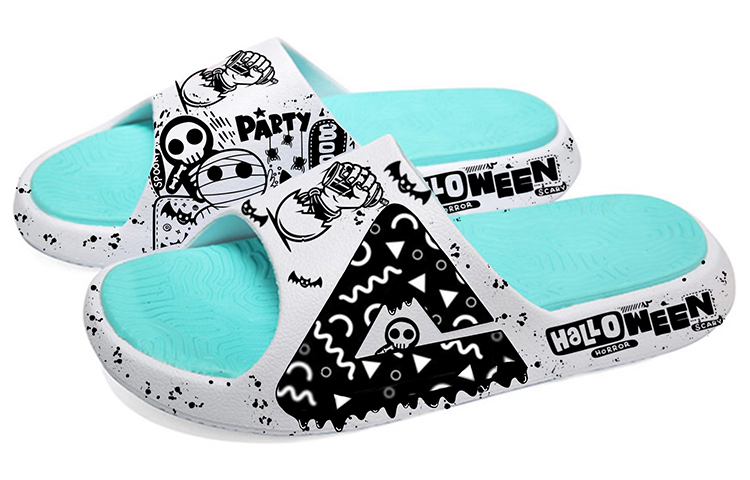 [Custom Shoes] Peak Slides 'Da Vinci Graffiti Custom' 圖 3