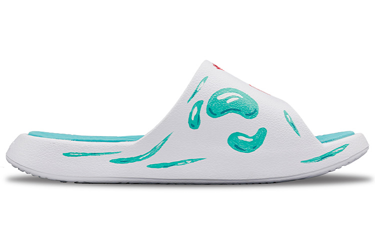 [Custom Shoes] Peak Summer Edition Slides 'Pink Graffiti' 圖 2