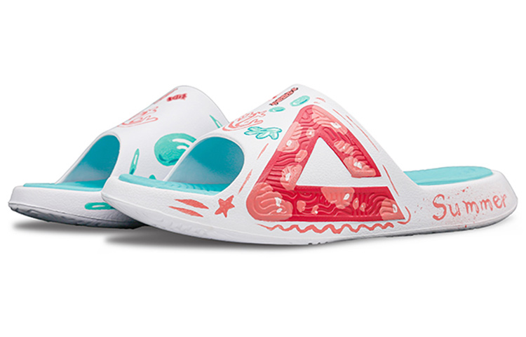 [Custom Shoes] Peak Summer Edition Slides 'Pink Graffiti' 圖 3