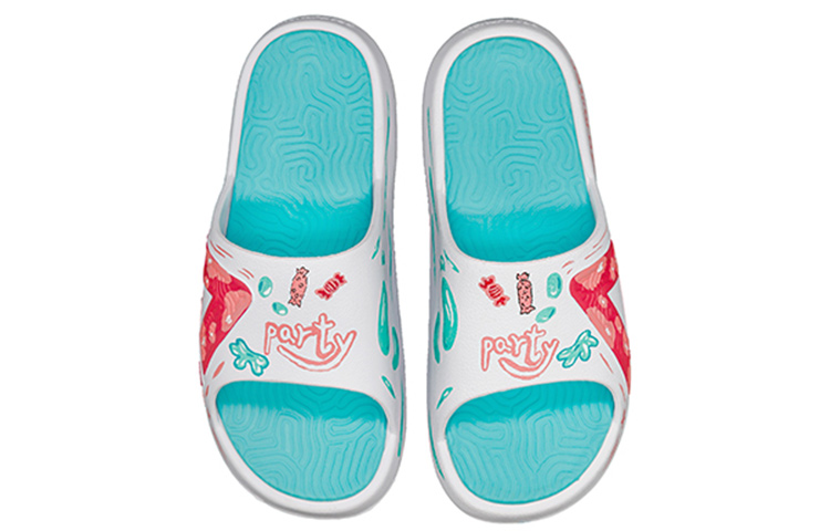 [Custom Shoes] Peak Summer Edition Slides 'Pink Graffiti' 圖 4