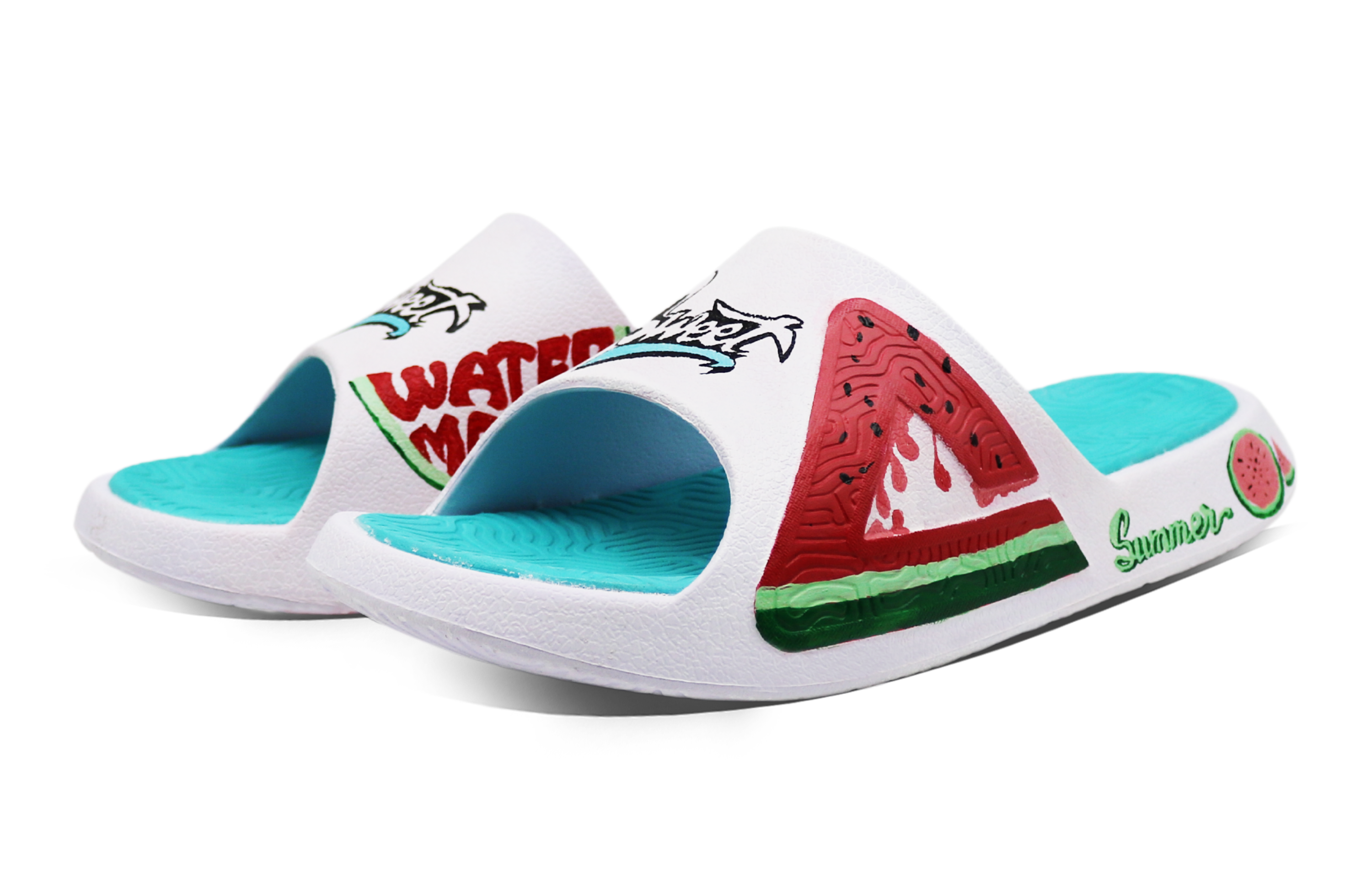 [Custom Shoes] Peak Tai Chi 1.0 Slide 'Fruity Summer Party - Red Green' 圖 3