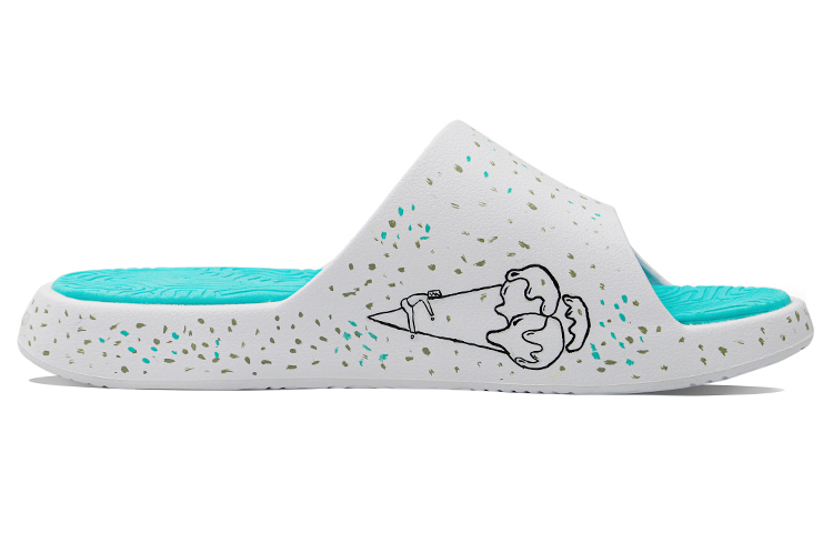 [Custom Shoes] Peak Tai Chi Slide 'Ice Cream Graffiti' 圖 2