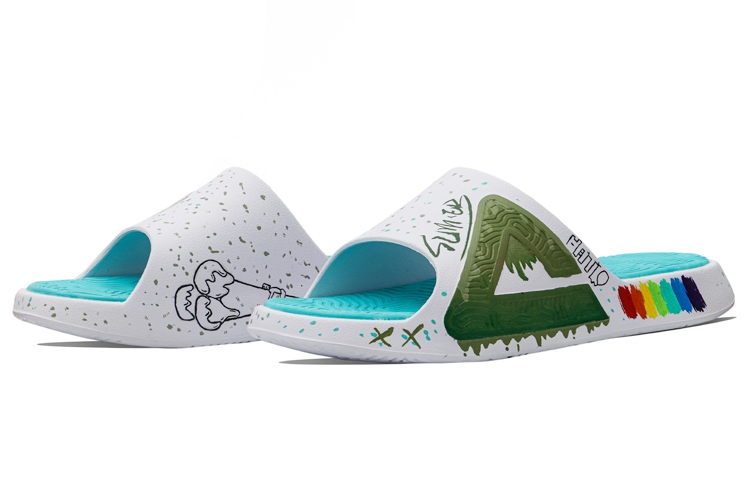 [Custom Shoes] Peak Tai Chi Slide 'Ice Cream Graffiti' 圖 3
