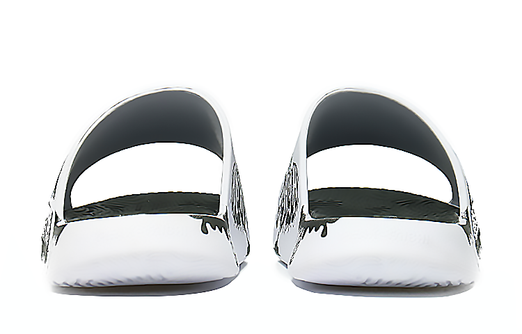 [Custom Shoes] Peak Tai Chi Slide 'Street Graffiti Melting Season White Black' 圖 5