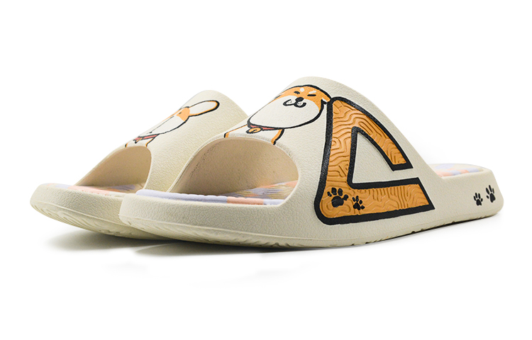 [Custom Shoes] Peak Tai Chi Slide 'Zodiac Dog Graffiti White' 圖 3