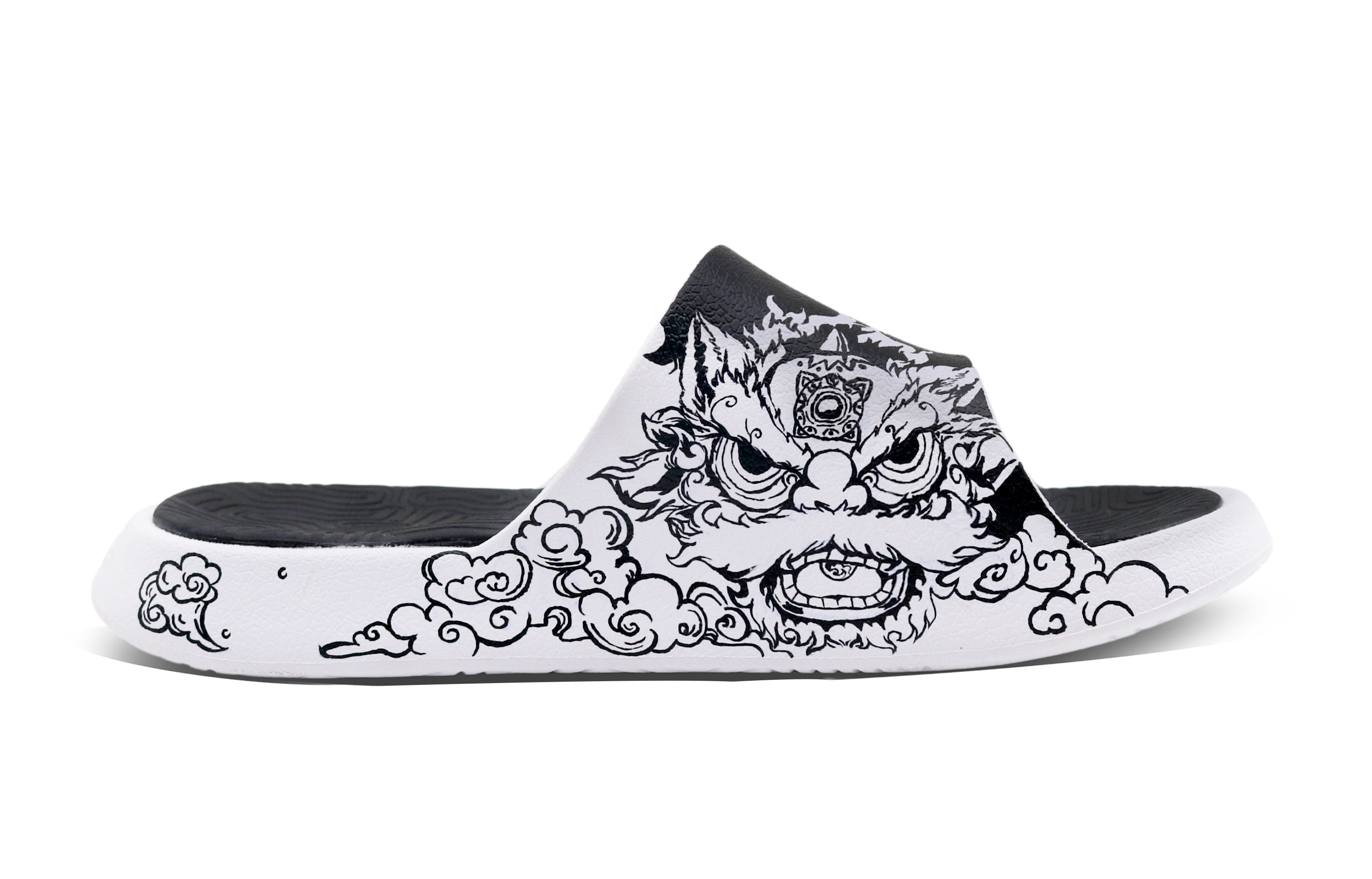 [Custom Shoes] Peak Taichi 4.0 'Fortune Lion - White Black' 圖 2