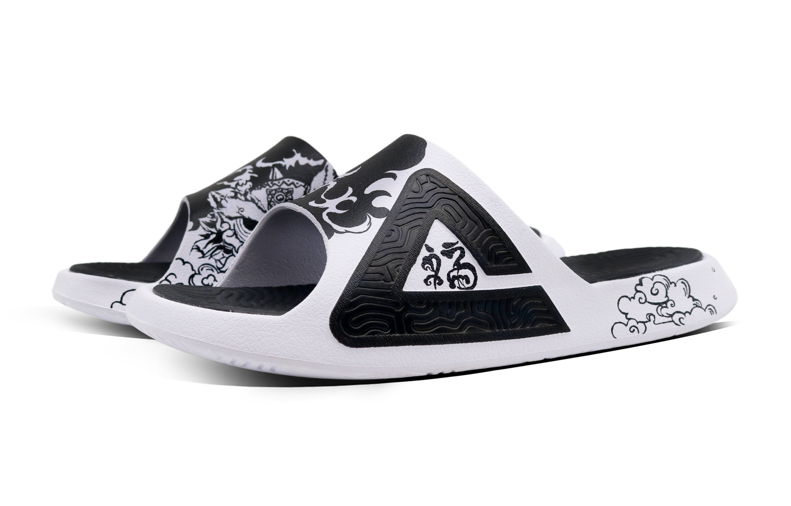 [Custom Shoes] Peak Taichi 4.0 'Fortune Lion - White Black' 圖 3