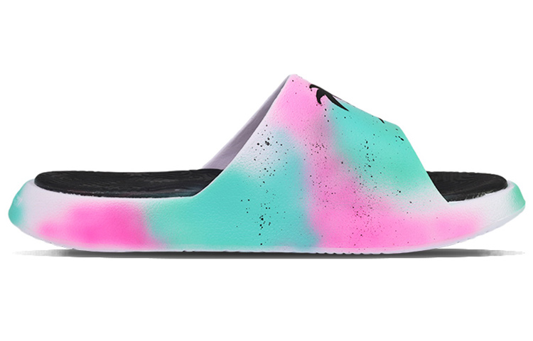 [Custom Shoes] Peak Taichi 'South Beach Coconut Trees Gradient Pink and Green Slides' 圖 2