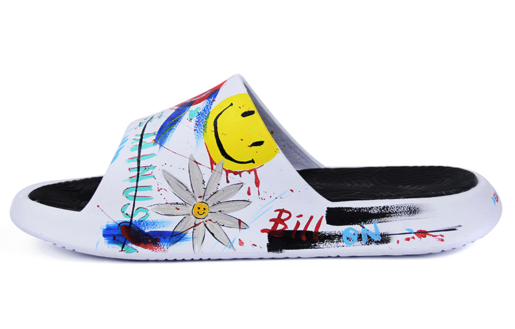 [Custom Shoes] Peak Taichi Custom Slide 'Black White' 'Graffiti' 圖 4