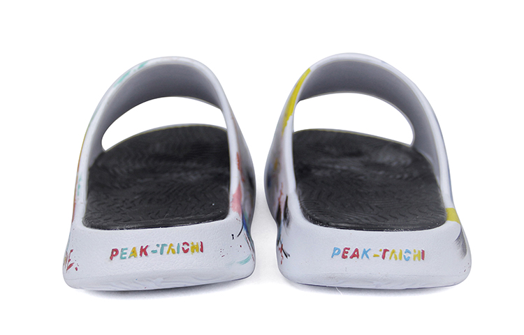 [Custom Shoes] Peak Taichi Custom Slide 'Black White' 'Graffiti' 圖 6