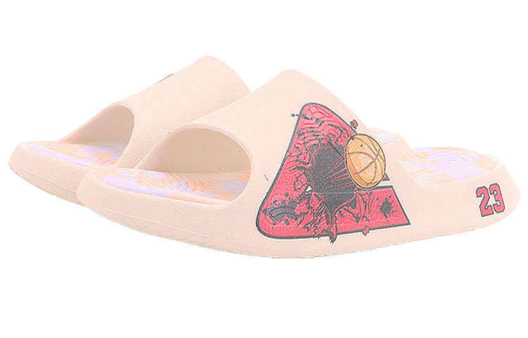 [Custom Shoes] Peak TaiChi NBA Slide 'Canvas White' 圖 3