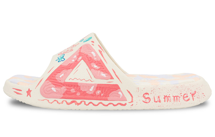 [Custom Shoes] Peak Taichi Pink Slides 'Summer Fun Water Park'