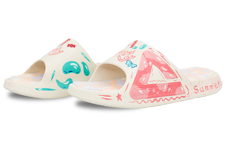 [Custom Shoes] Peak Taichi Pink Slides 'Summer Fun Water Park' 圖 3