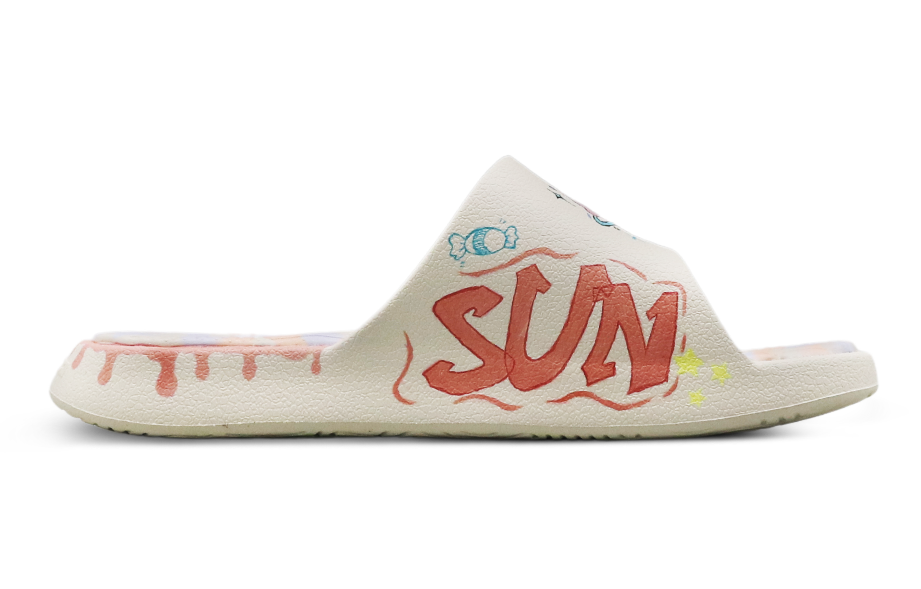 [Custom Shoes] Peak Taichi Sandals 'White Pink Sweet Tiger' 圖 2