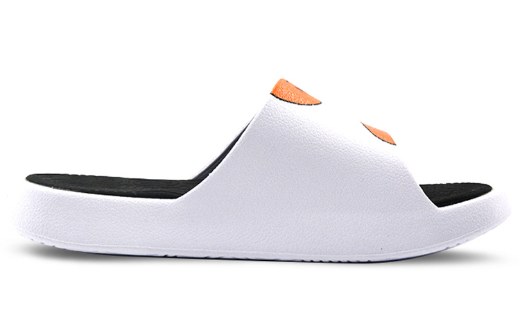 [Custom Shoes] Peak TaiChi Slide 'Black Cat Orange Pumpkin Graffiti' 圖 2