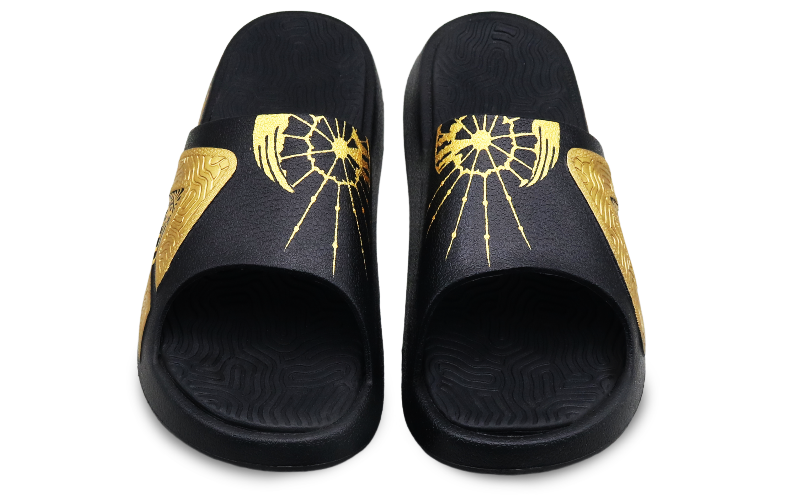 [Custom Shoes] Peak Taichi Slide 'God's Eye Black Gold' 圖 4