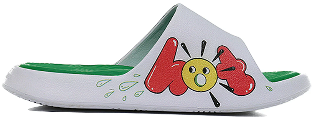 【カスタムシューズ】ピークタオチスライド「メルティングポプシクル」 E92037L白绿(Team10-高温预警QD) Order 【カスタムシューズ】ピークタオチスライド「メルティングポプシクル」 E92037L白绿(Team10-高温预警QD)