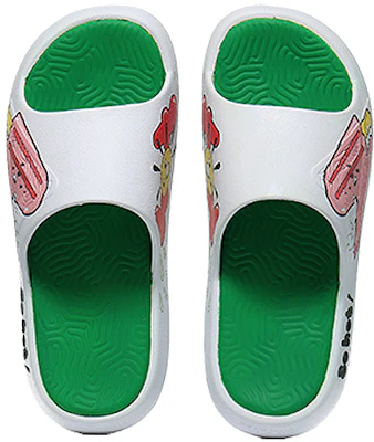 【カスタムシューズ】ピークタオチスライド「メルティングポプシクル」 E92037L白绿(Team10-高温预警QD) Shop 【カスタムシューズ】ピークタオチスライド「メルティングポプシクル」 E92037L白绿(Team10-高温预警QD)