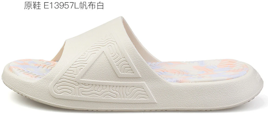 피크 타이치 슬라이드 '캔버스 화이트 아이스크림' (커스텀) E13957L帆布白(Team9-男款冰淇淋) Sizing 피크 타이치 슬라이드 '캔버스 화이트 아이스크림' (커스텀) E13957L帆布白(Team9-男款冰淇淋)