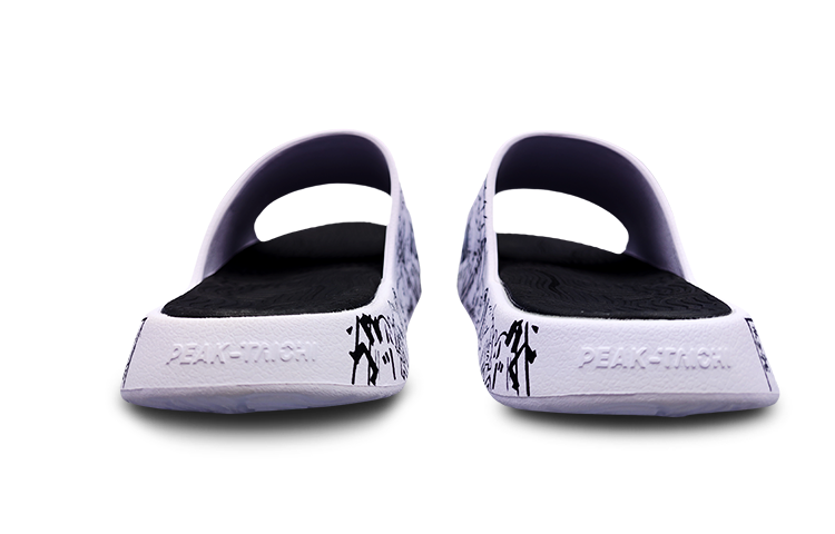[Custom Shoes] Peak Taichi Slides 'Comic Graffiti' 圖 5