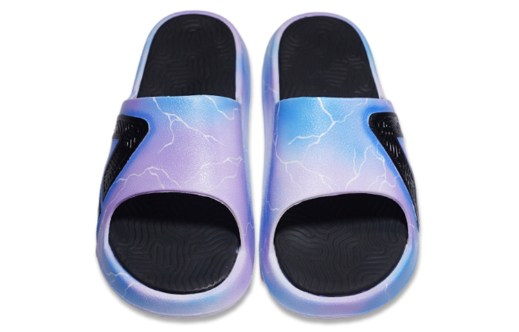 [Custom Shoes] Peak Taichi Slides 'Cyberpunk Star Trek Graffiti' 圖 4