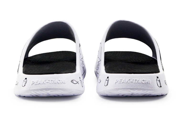 [Custom Shoes] Peak Taichi Slides 'Lazy Cat Graffiti' 圖 5