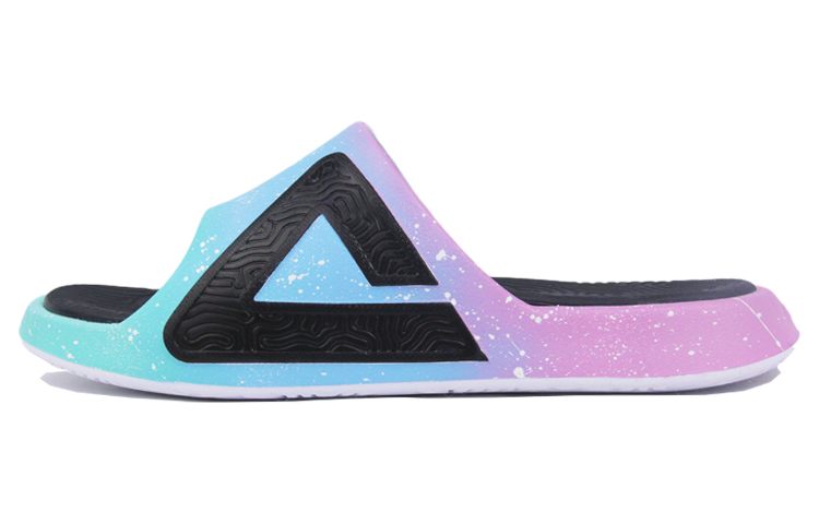[Custom Shoes] Peak Taichi Slides 'May Day Cotton Candy Ice Cream'
