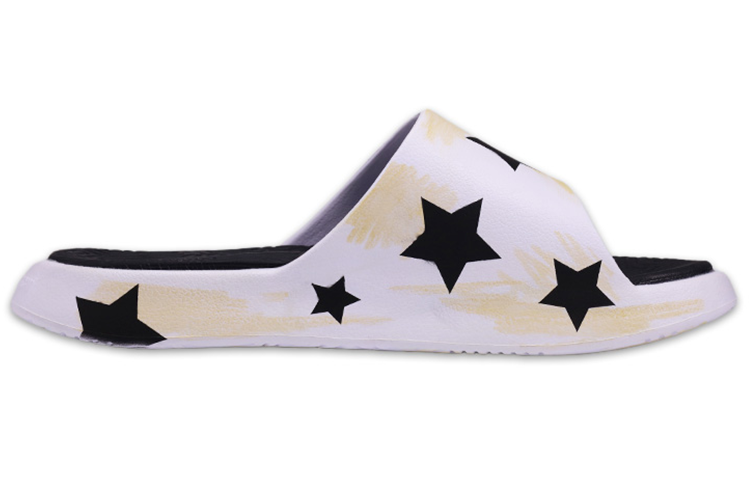 [Custom Shoes] Peak Taichi Slides 'Pentagram Graffiti' 圖 2