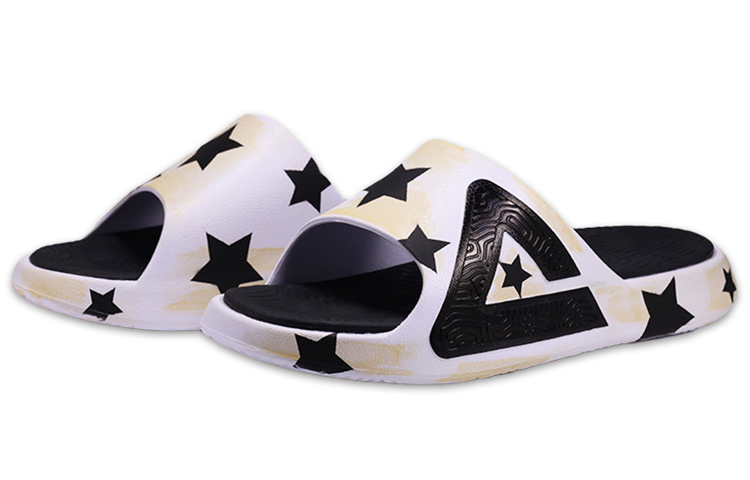 [Custom Shoes] Peak Taichi Slides 'Pentagram Graffiti' 圖 3