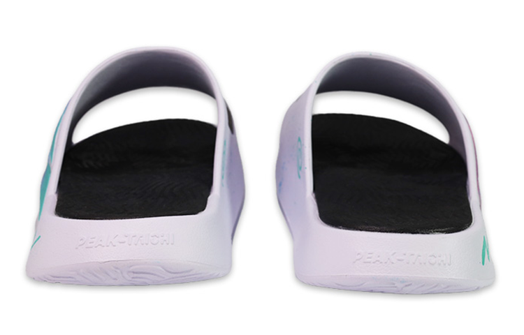 [Custom Shoes] Peak Taichi Slides 'South Beach Graffiti Cotton Candy' 圖 5