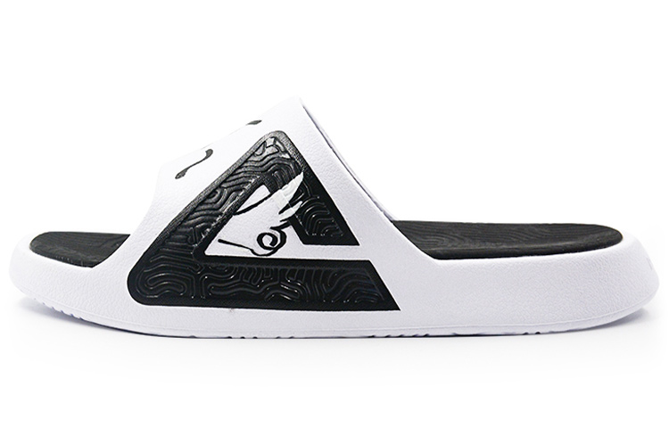 Buy 피크 타이지 올빼미 그래피티 슬라이드 (흑백, 국조) E92037L白黑(Team9-男款涂鸦猫头鹰)