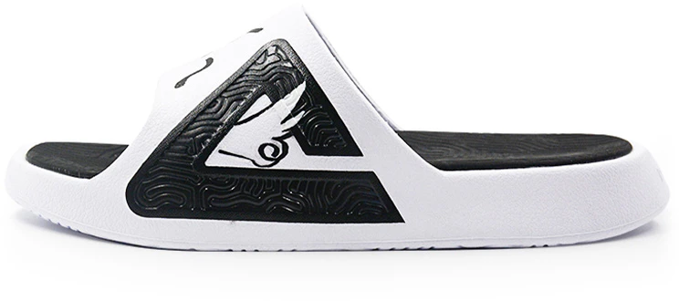 custom-shoes-peak-tai-ji-owl-graffiti-slides-black-and-white-guo-chao