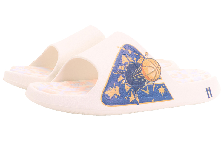 [Custom Shoes] Peak TaiJi Slide 'Canvas White' 圖 3